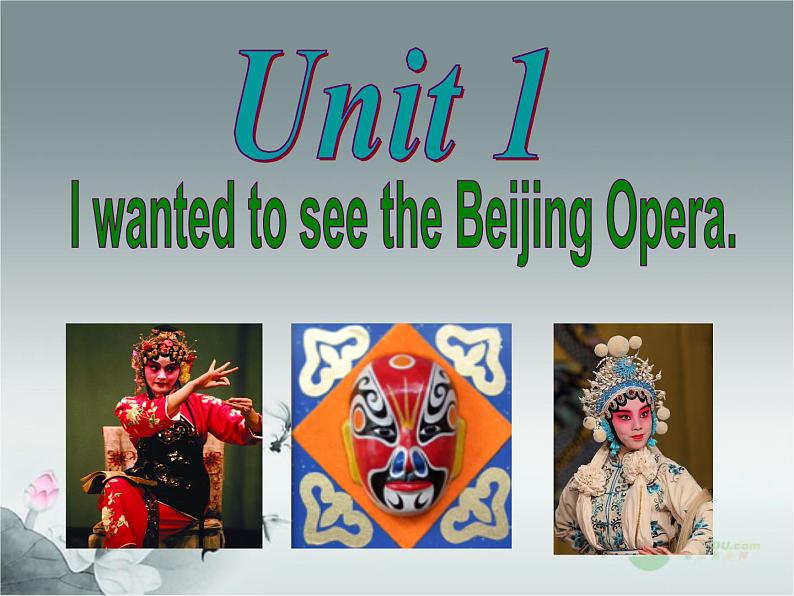 外研版八年级英语上册 Module 5 Lao She Teahouse Unit 1 I wanted to see the Beijing Opera课件1第3页