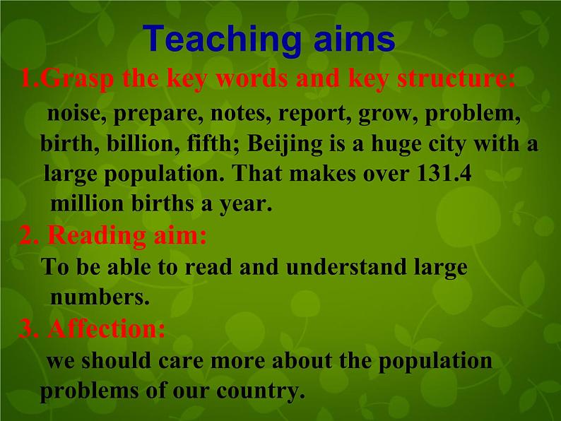 外研版八年级英语上册 Module 9 Unit 1 The population of China is about 1.37 billion课件 (1)08