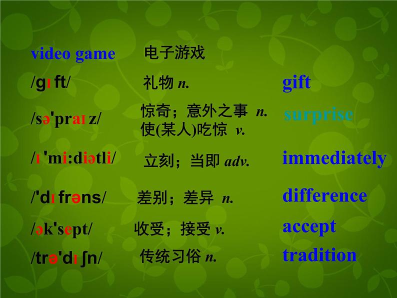 外研版八年级英语上册 Module 11 Unit 1 In China，we open a gift later课件05