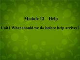 外研版八年级英语上册 Module 12 Unit 1 What should we do before help arrived课件