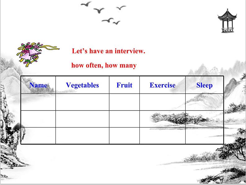 Unit 2  How often do you exercise Section B 课件 2021-2022学年人教版八年级英语上册04