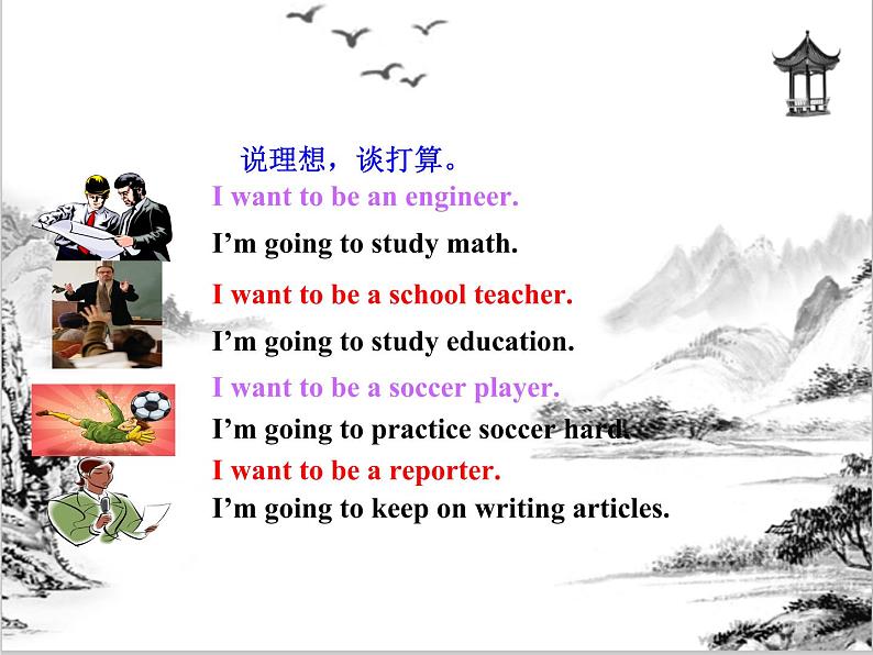 Unit 6  I’m going to study computer science Section B 课件 2021-2022学年人教版八年级英语上册04