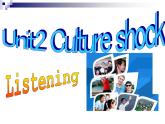 深圳市初中英语九年级级下Unit2 Culture shock教学课件 listening&speaking