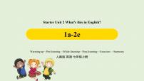 初中人教新目标 (Go for it) 版Unit 2 What’s this in English?教课内容课件ppt