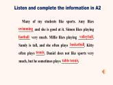 譯林版七上  Unit 2《Let's play sports》integrated skills 課件+教案+練習