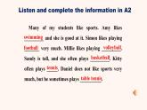 译林版七上  Unit 2《Let's play sports》integrated skills 课件+教案+练习