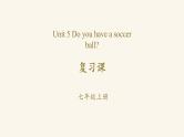 人教版（新目标）七年级英语上册Unit 5 Do you have a soccer ball？复习课件