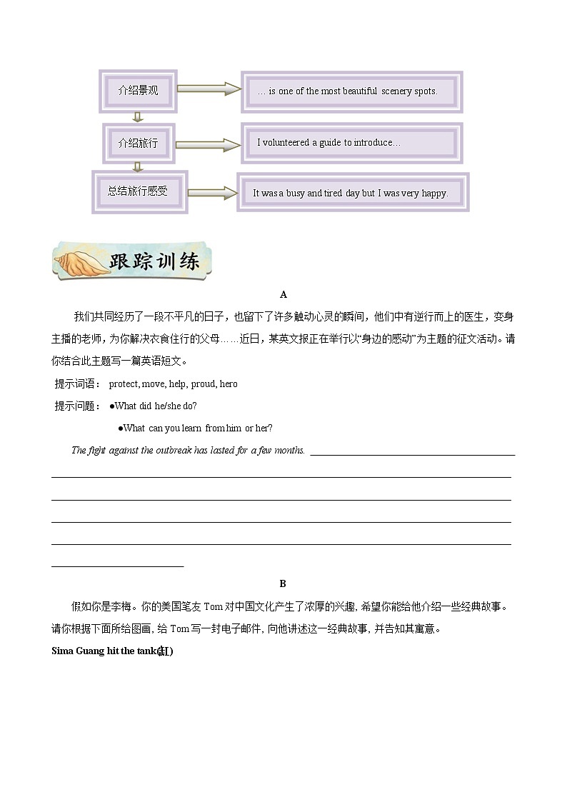备战2022 中考英语 导练案 考点47 书面表达之叙事描写类学案03