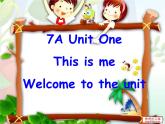 牛津译林版 7上unit1 welcome to the unit  课件PPT