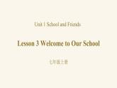 Unit 1 Lesson 3 Welcome to our school课件1 冀教版英语七年级上册