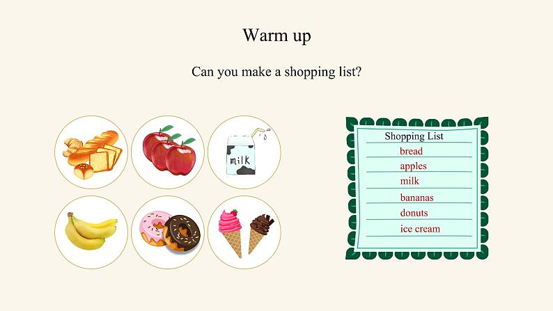 Unit 4 Lesson 20 I Like the Supermarket!课件1 冀教版英语七年级上册03