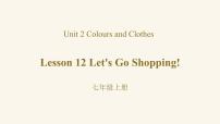初中英语Lesson 12  Let's Go Shopping!教学演示课件ppt