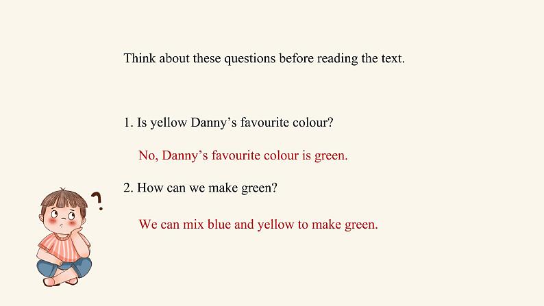 Unit 2 Lesson 8 Danny 's Favourite Colour课件1 冀教版英语七年级上册第6页