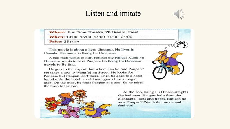 Unit 6 Lesson 36 Let's Go to the Movie Theatre课件1 冀教版英语七年级上册08