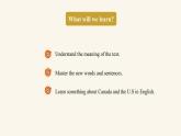 Unit 8 Lesson 46 Canada and the U.S.课件1 冀教版英语七年级上册