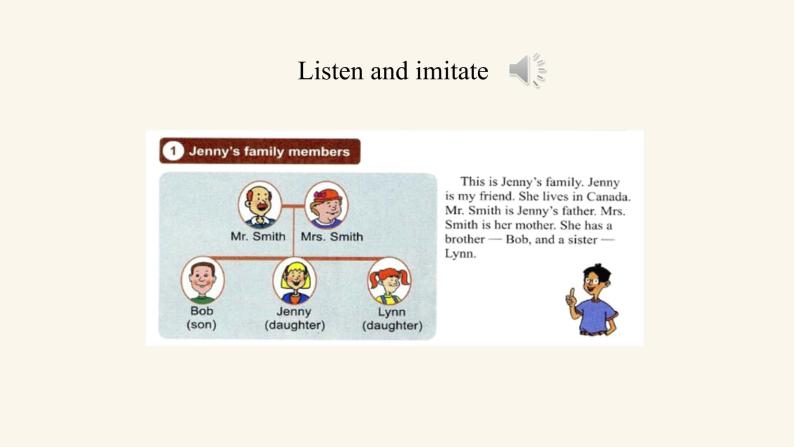 Unit 5 Lesson 25 Jenny's Family课件1 冀教版英语七年级上册07