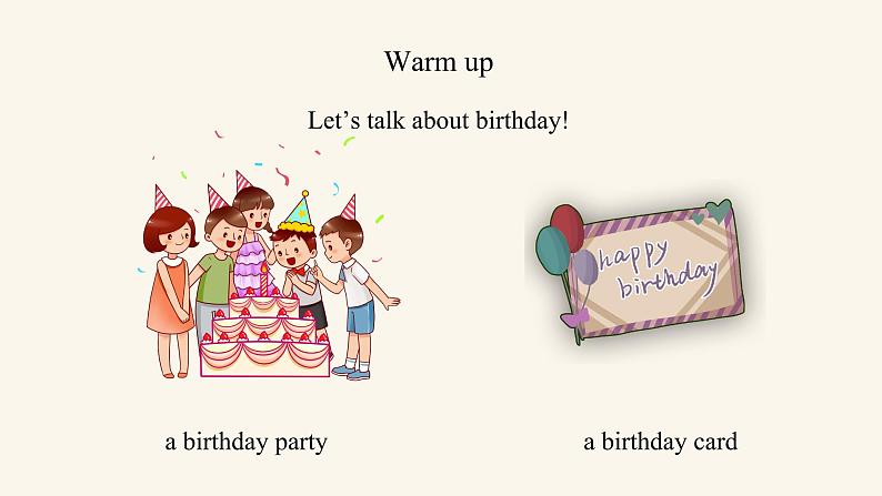 Unit 5 Lesson 29 A birthday card课件1 冀教版英语七年级上册04