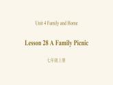 Unit 5 Lesson 28 A family picnic课件1 冀教版英语七年级上册
