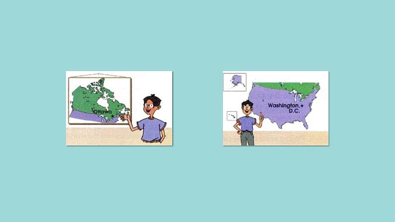 Unit 8 Lesson 46 Canada and the U.S.课文讲解课件 冀教版英语七年级上册第2页