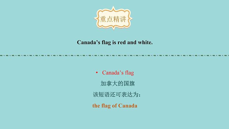 Unit 8 Lesson 46 Canada and the U.S.课文讲解课件 冀教版英语七年级上册第6页