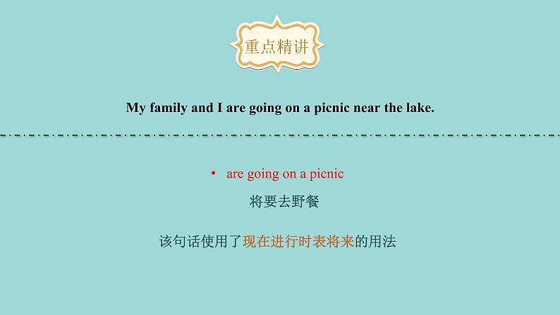 Unit 5 Lesson 28 A Family Picnic课文讲解课件 冀教版英语七年级上册06