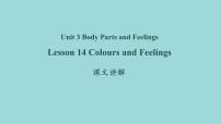 初中英语冀教版七年级上册Lesson 14  Colours and Feelings课文课件ppt