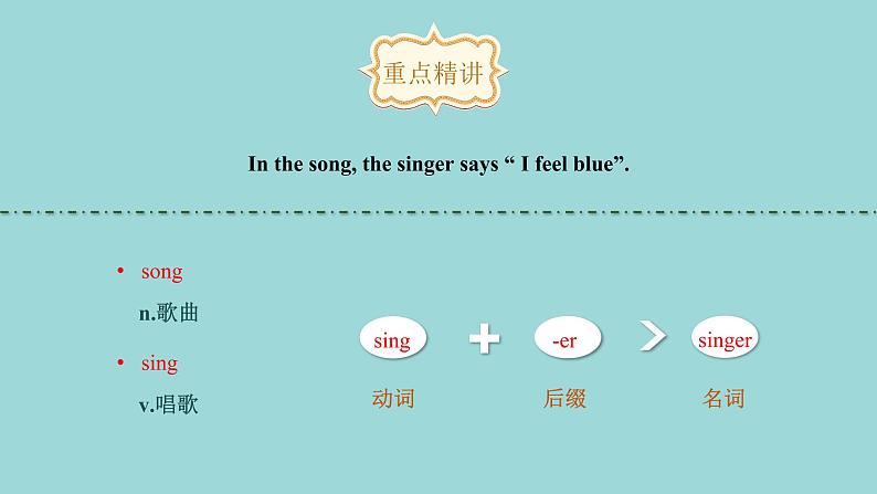 Unit 3 Lesson 14 Colours and Feelings课文讲解课件 冀教版英语七年级上册07