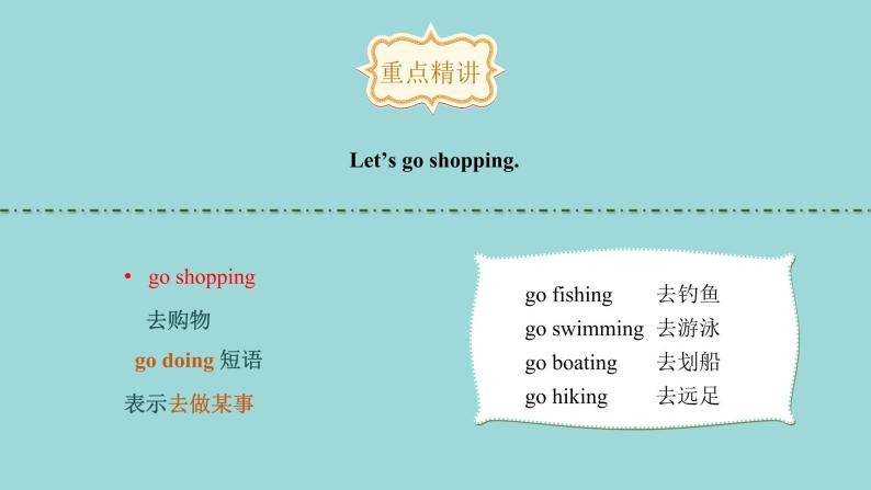 Unit 2 Lesson 12 Let's Go Shopping课文讲解课件 冀教版英语七年级上册04