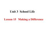 冀教版英语七年级下册 Unit 3 Lesson 15 课件