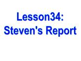 （新）冀教版七年级英语下册Unit+6+Lesson+34+Steven's+Report课件