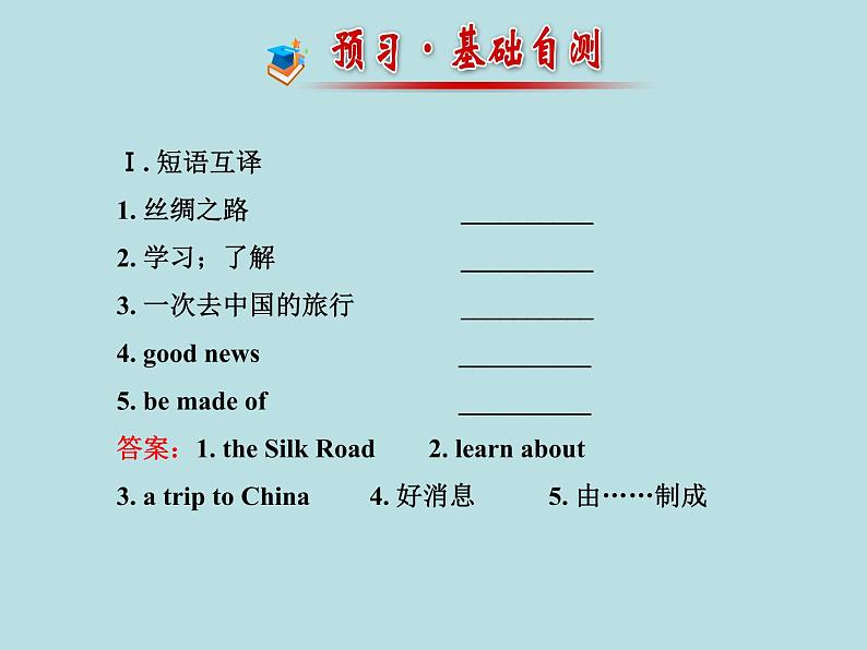 七年级英语下册 Unit 1 A Trip to the Silk Road Lesson 1课件 （新版）冀教版02