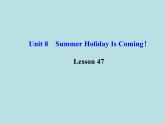 七年級英語下冊 Unit 8 Summer Holiday Is Coming！Lesson 47課件 （新版）冀教版