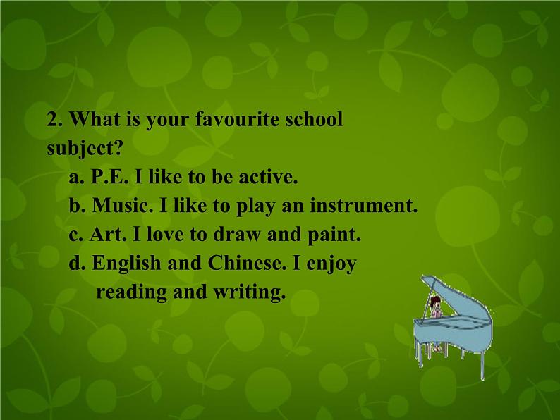 Unit 4 After-School Activities Lesson 21 What Is Your Club Type课件 （新版）冀教版七年级下册第7页