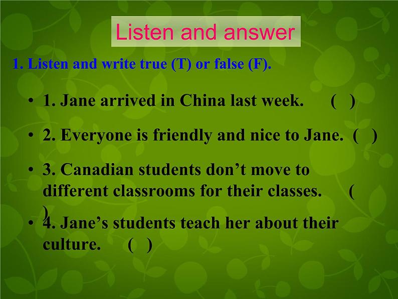 Unit 3 School Life Lesson 18 Teaching in China课件 （新版）冀教版七年级下册第5页