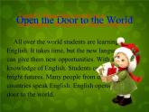 Unit 5 I Love Learning English Lesson 29 A Door to the World课件 （新版）冀教版七年级下册