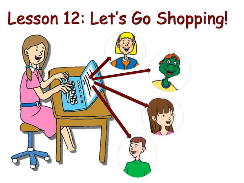 冀教版英语七年级上册 Unit 2 Colours and Clothes Lesson 12 Let’s Go Shopping 课件01