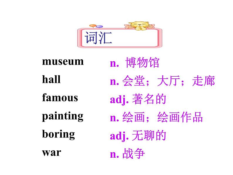 冀教版英语七年级上册 Unit 6 Let’s go Lesson 35 Let's Go to the Museum！  课件06