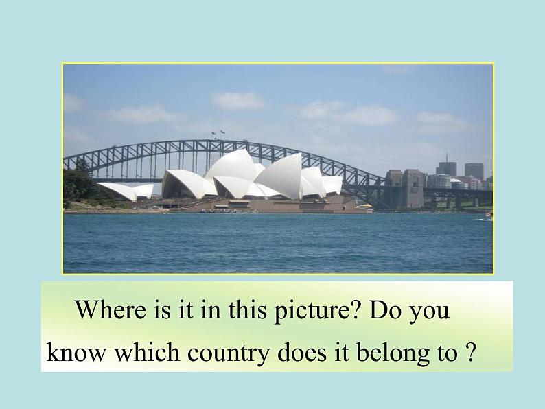 冀教版英语七年级上册 Unit 8 Countries around the World Lesson 47 The U.K. and Australia  课件05