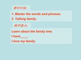 七年级英语上册 Unit 5 Family and home Lesson 26 Li Ming's Family课件 （新版）冀教版
