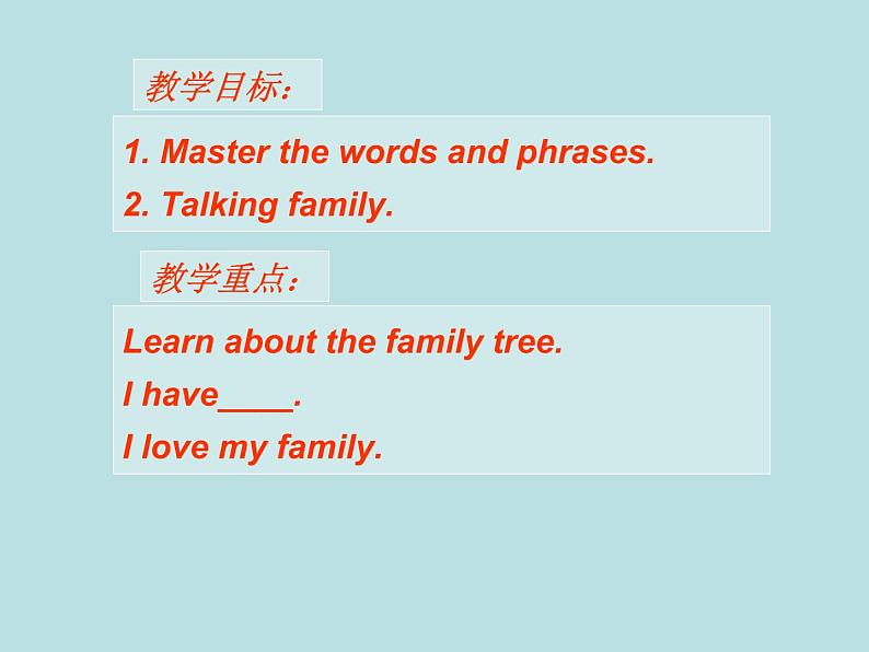 七年级英语上册 Unit 5 Family and home Lesson 26 Li Ming 's Family课件 （新版）冀教版第2页