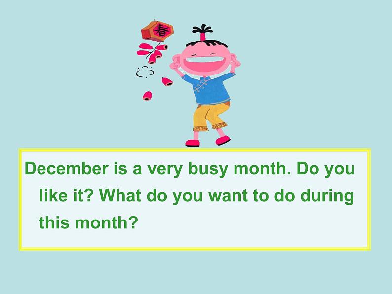 七年级英语上册 Unit 7 Days and months Lesson 38 Nick 's Busy Month课件 （新版）冀教版第4页