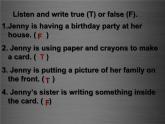 七年级英语上册 Unit 5 Lesson 29 A Birthday Card课件 （新版）冀教版