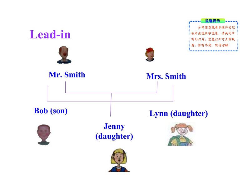 七年级英语上册 Unit 5 Family and Home Lesson 25 Jenny’s Family课件 （新版）冀教版第2页