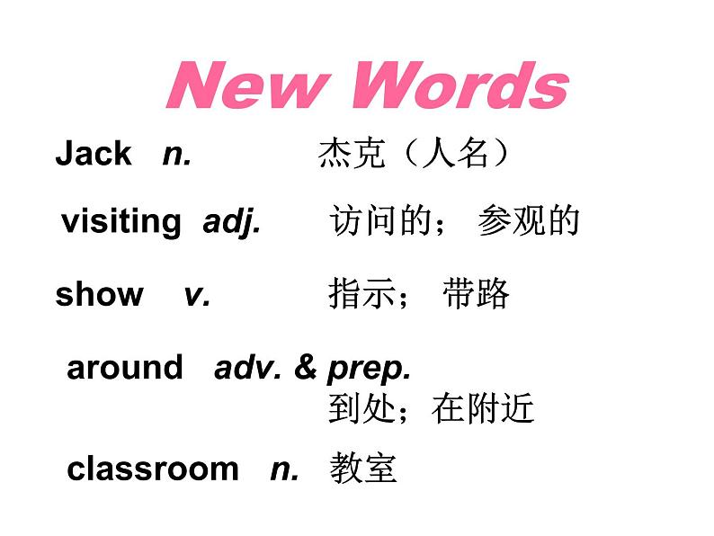 七年级英语上册 Unit 1 Lesson 3 Welcome to Our School课件 （新版）冀教版06