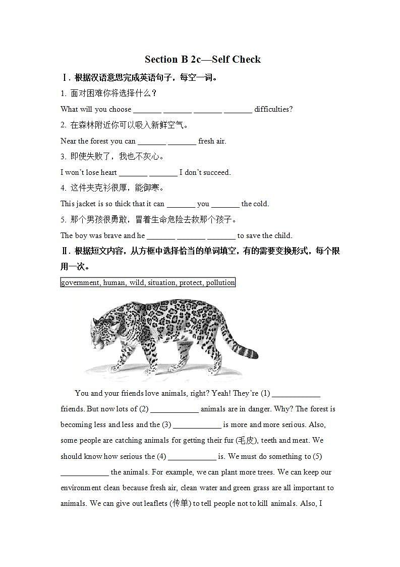 人教版英语八年级下册Unit 7 What’s the highest mountain in the world?SectionB2 课件+教案+同步练习+导学案+素材01