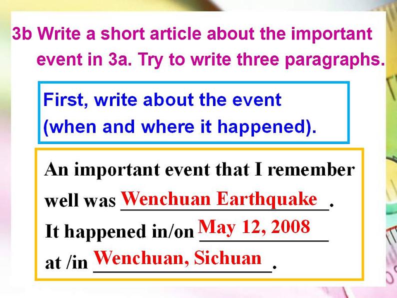 人教版英语八年级下册 Unit5  What were you doing when the rainstorm came?  SectionB2 课件+教案+同步练习+导学案+素材07