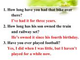 人教版英语八年级下册Unit 10 I’ve had this bike for three years SectionA3 课件+教案+同步练习+导学案+素材