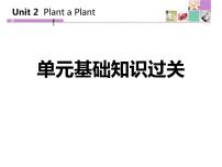 冀教版八年级下册Unit 2 Plant a Plant综合与测试备课ppt课件