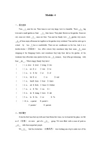 外研版 (新标准)八年级上册Module 4 Planes, ships and trains .综合与测试同步训练题