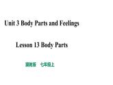 2021-2022学年冀教版英语七年级上册Lesson 13 Body Parts 课件